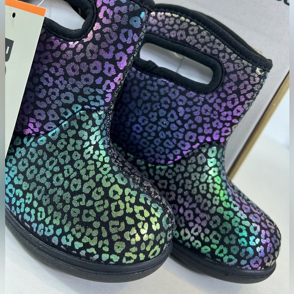 BOGS Baby II Rainbow Leopard All Weather Boots Size:8 NIB - Picture 2 of 16